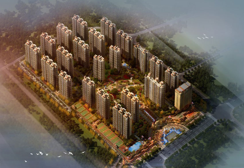 石鼓区珠江帝景山庄实景图