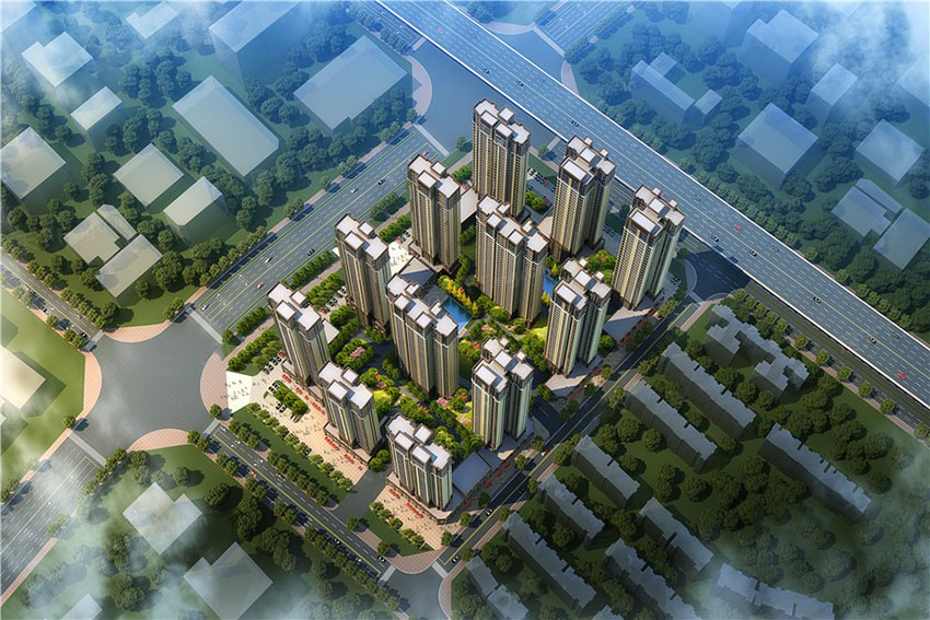 石鼓区鸿豪春风十里实景图