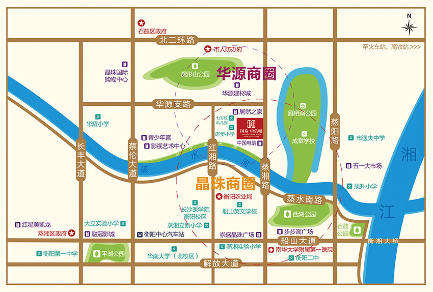 石鼓区国泰城区位图