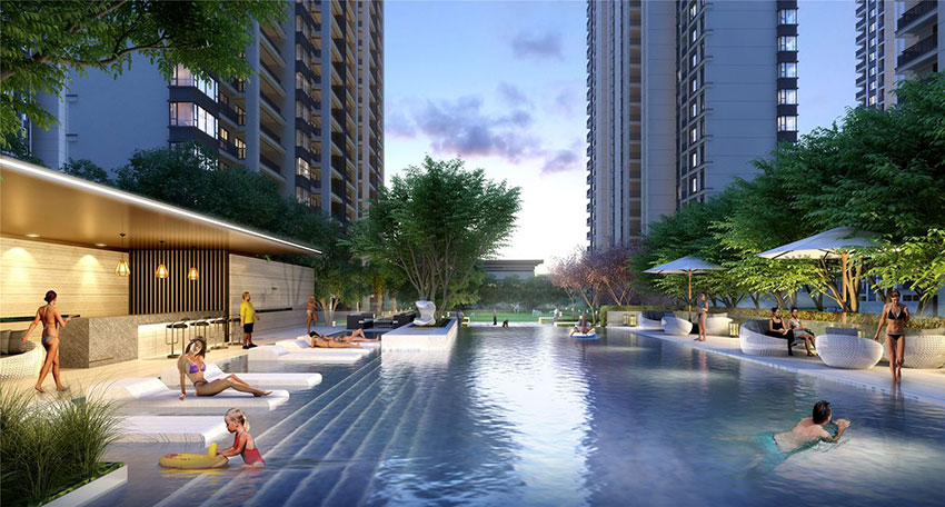 蒸湘区金钟府配套图