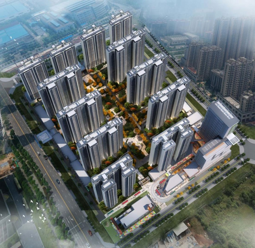 蒸湘区金科檀樾实景图