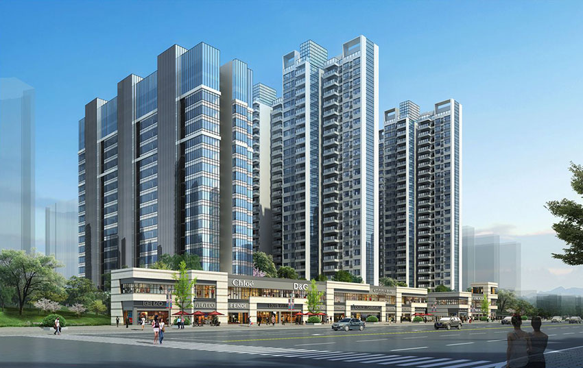 蒸湘区珠江愉景豪庭效果图