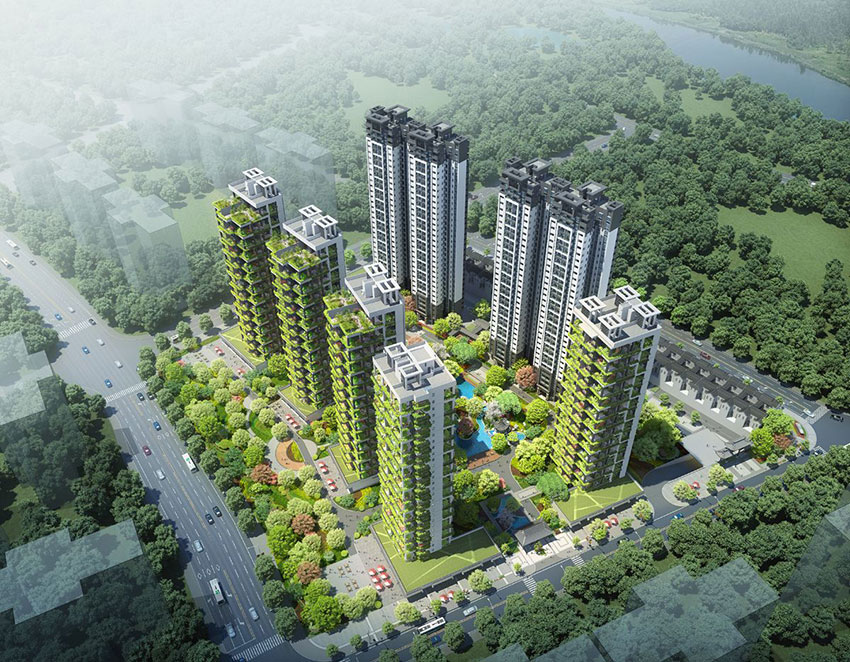 蒸湘区珠江和院效果图