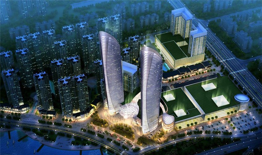 蒸湘区星美新外滩实景图