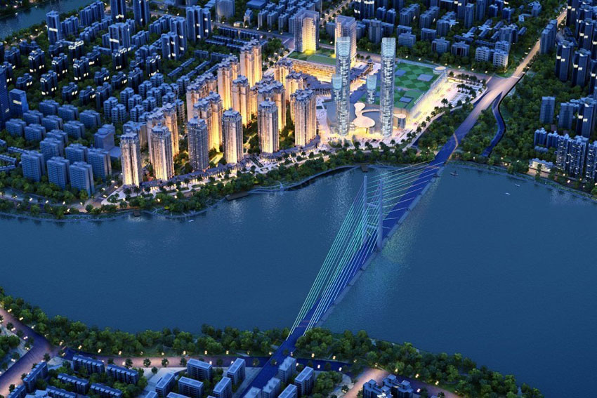 蒸湘区星美新外滩配套图