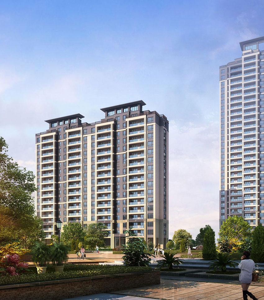 蒸湘区生态天宸实景图