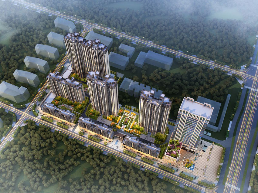 蒸湘区生态天宸效果图