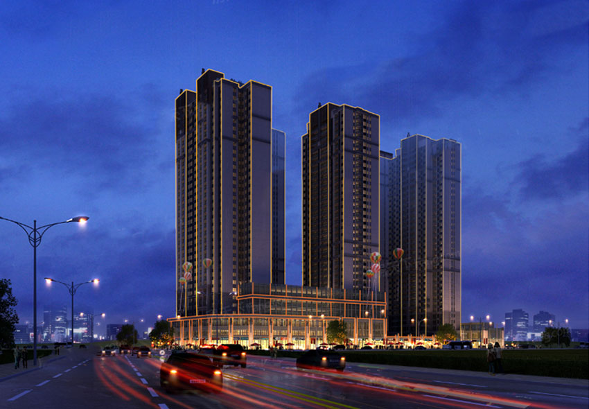 蒸湘区红湘大第效果图