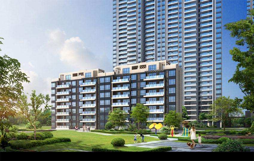 蒸湘区光辉一品效果图