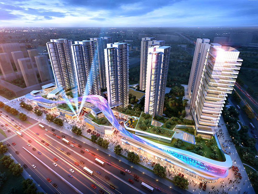 蒸湘区高新未来城文创谷样板间