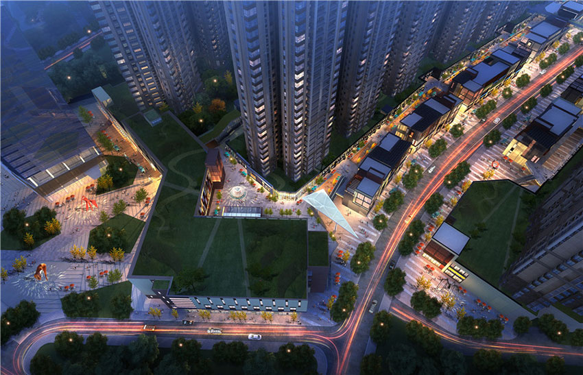 蒸湘区融冠乐城配套图