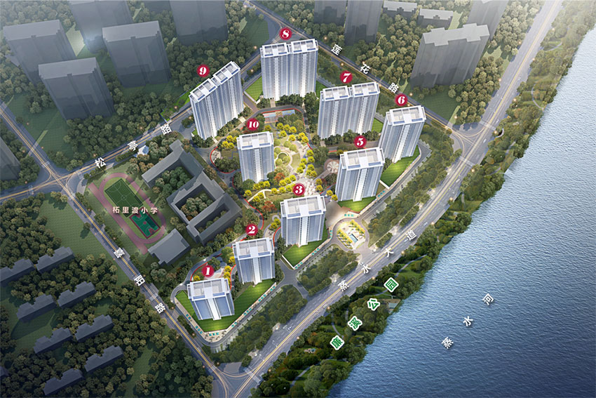 蒸湘区融冠云城实景图