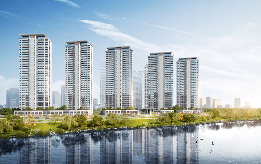 蒸湘区融冠云城效果图