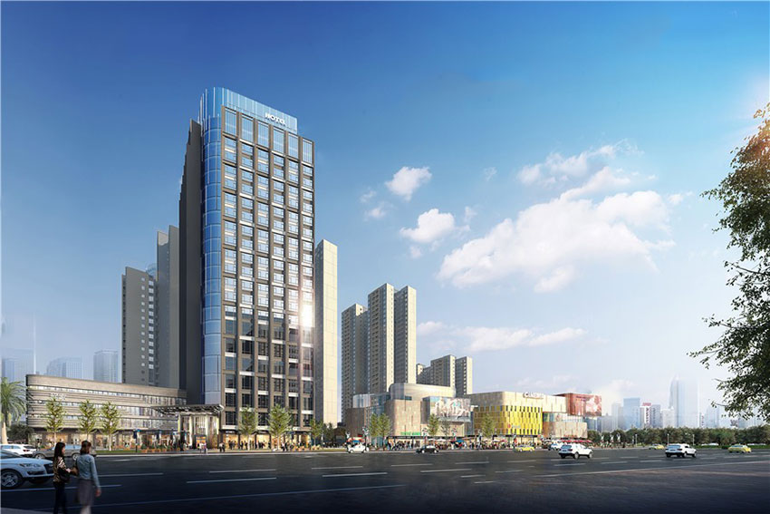 蒸湘区银泰红城实景图