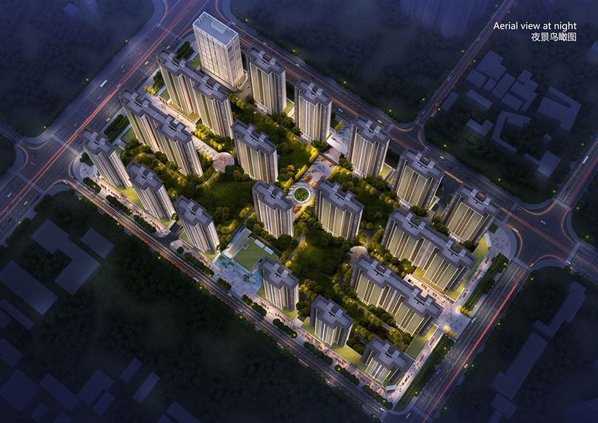 蒸湘区承龙大名城实景图