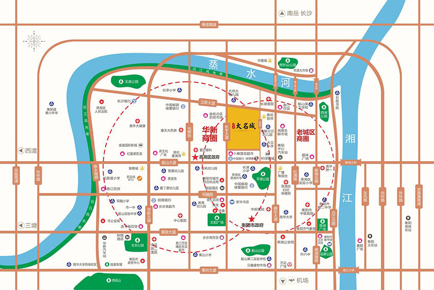 蒸湘区承龙大名城效果图