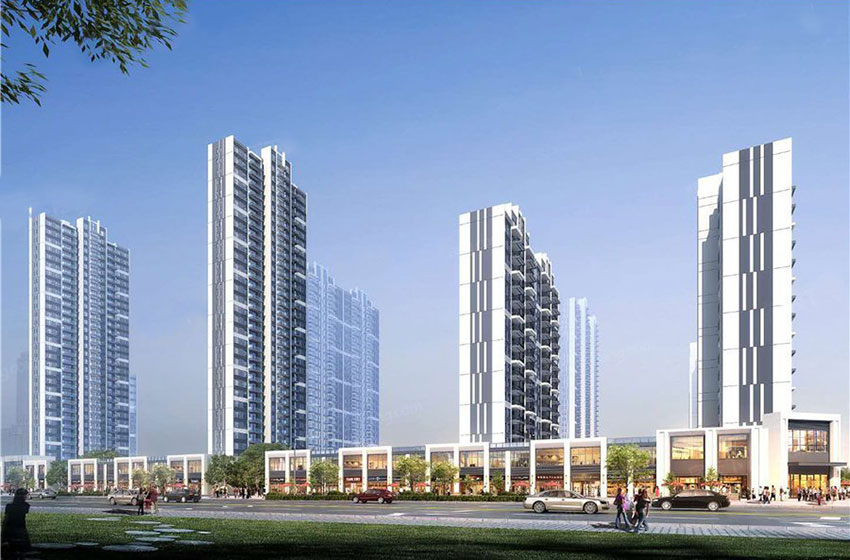 蒸湘区碧桂园衡中心效果图
