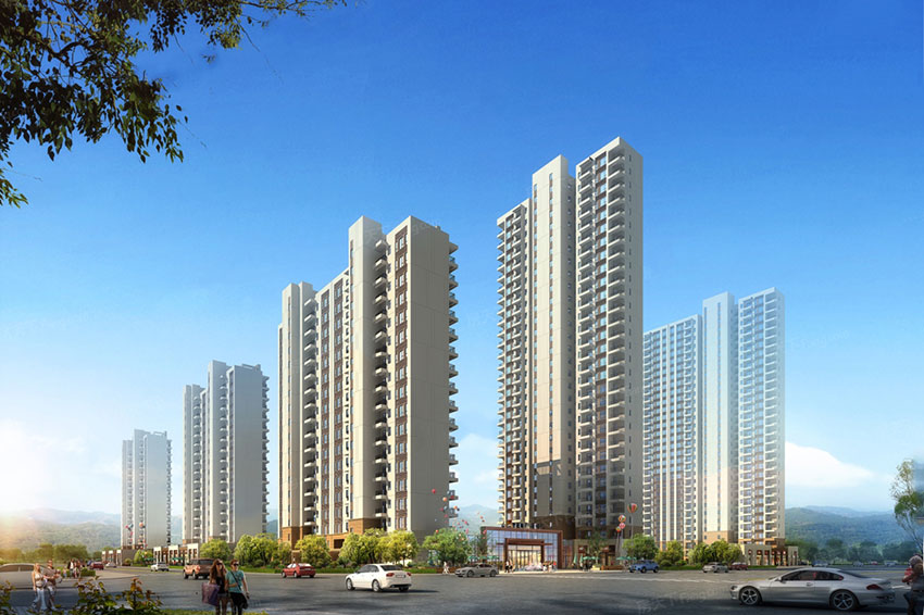 蒸湘区碧桂园华新时代实景图