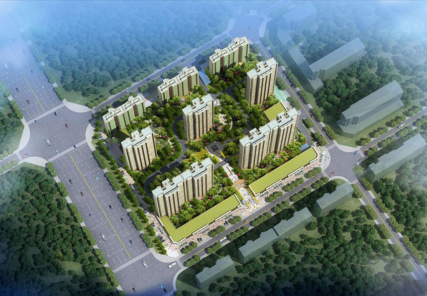 蒸湘区碧桂园华新时代效果图