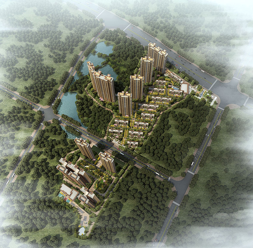 蒸湘区金钟美墅湾样板间