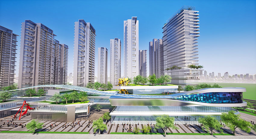 蒸湘区高新未来城创客谷配套图