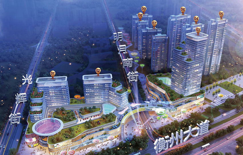 蒸湘区高新未来城创客谷样板间