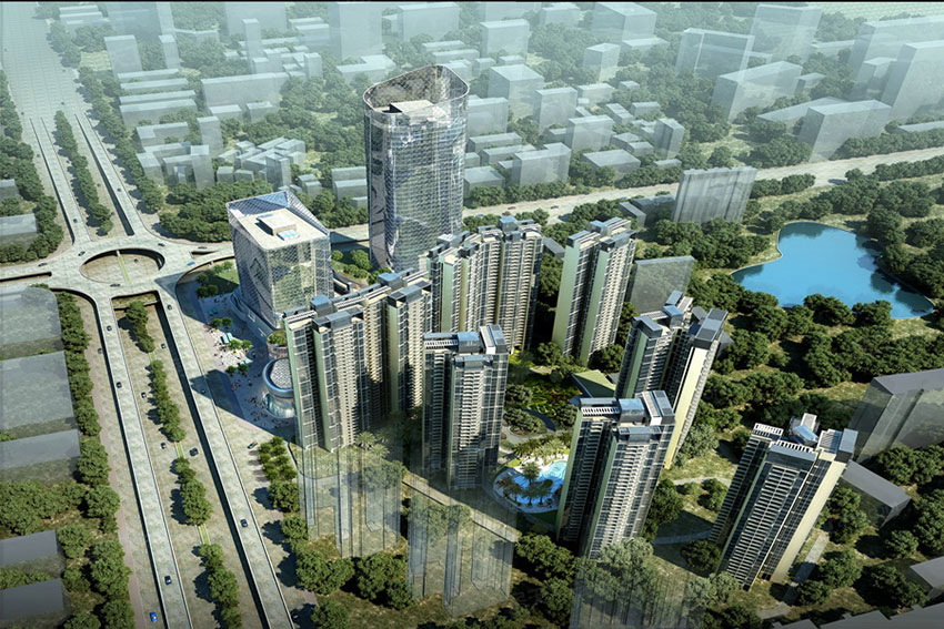 蒸湘区星善九龙台实景图