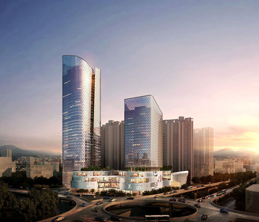 蒸湘区星善九龙台效果图