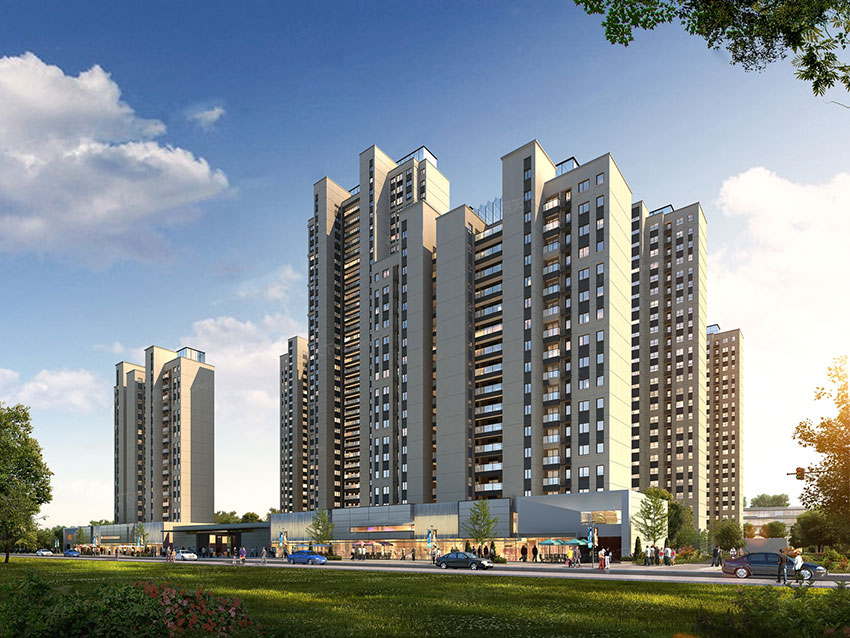 蒸湘区高新未来城科创谷实景图