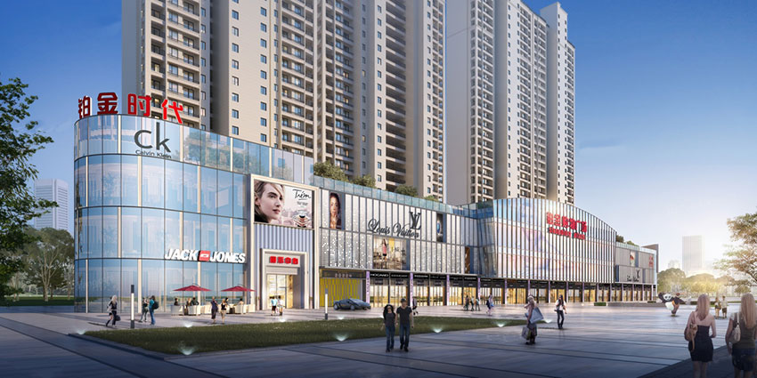 蒸湘区铂金时代效果图