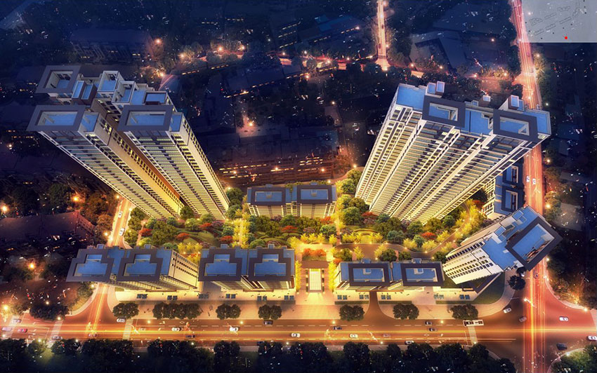 蒸湘区西合大成府效果图