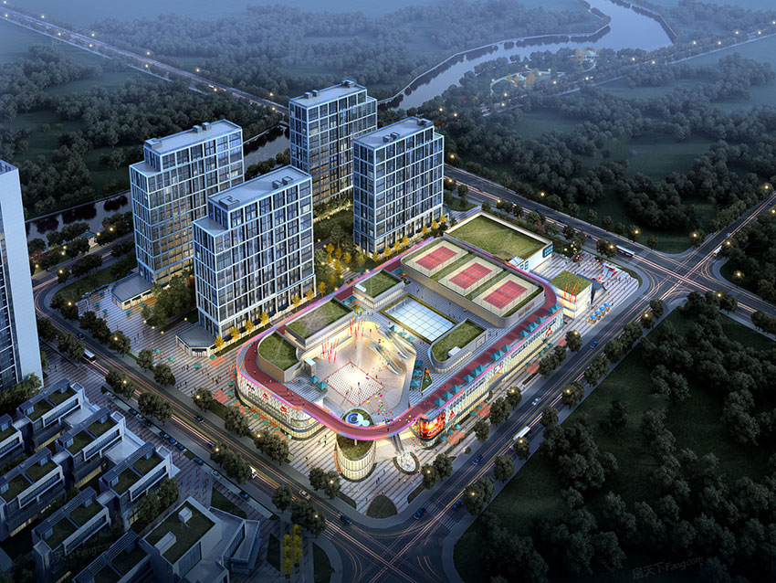 蒸湘区HSC博奥城实景图