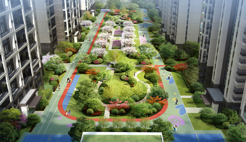 蒸湘区融冠蜜城实景图