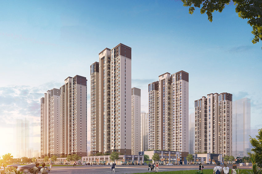 蒸湘区融冠蜜城效果图