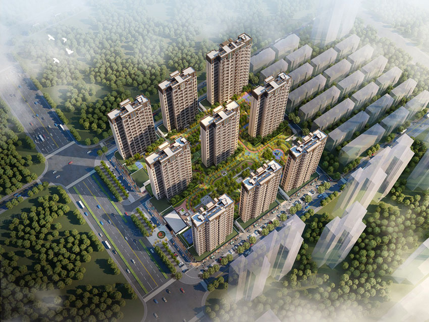 蒸湘区融冠蜜城配套图