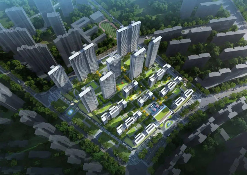 蒸湘区天嘉上河九章实景图