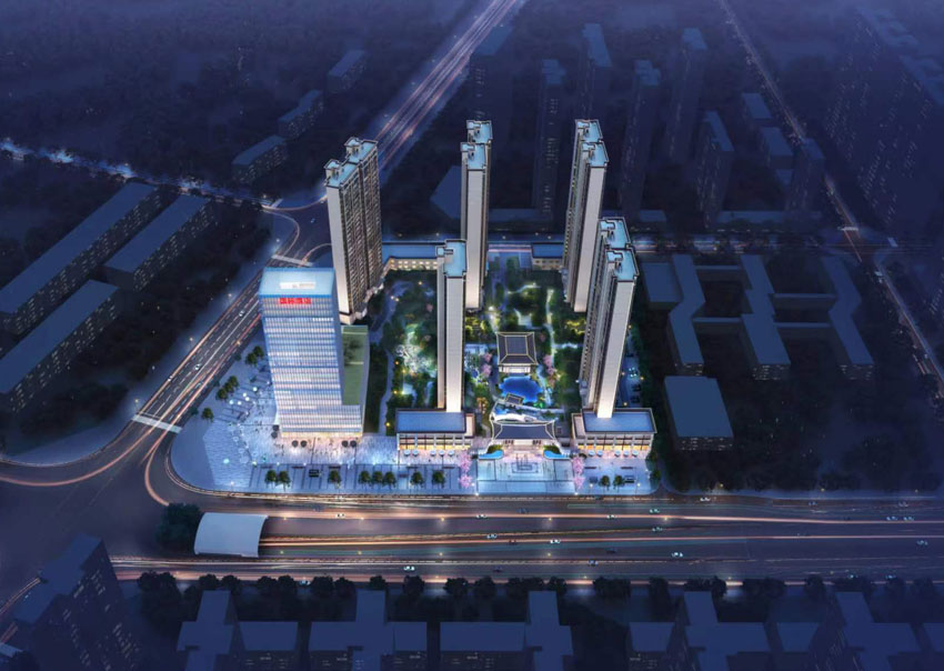 蒸湘区阳光臻城实景图