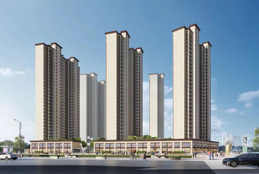 蒸湘区阳光臻城效果图