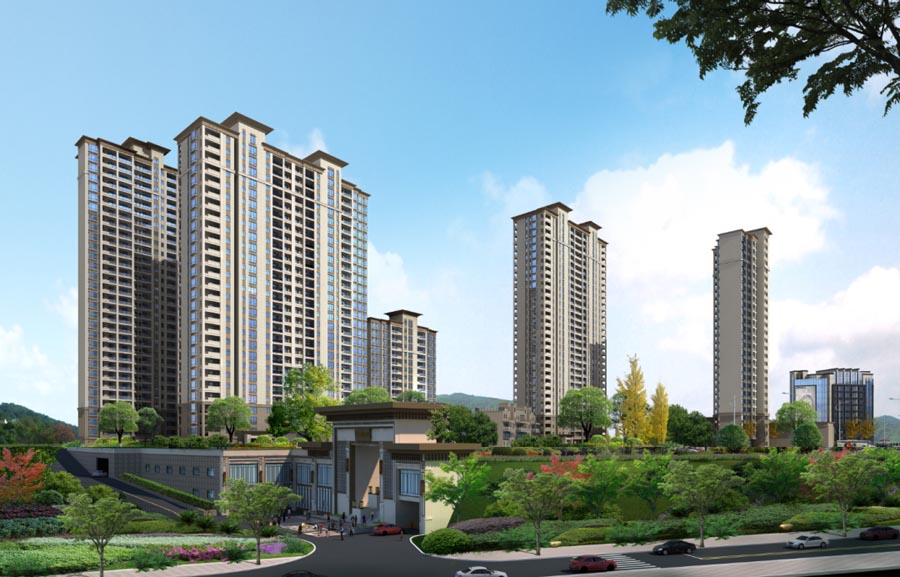 衡山县盛世名都实景图