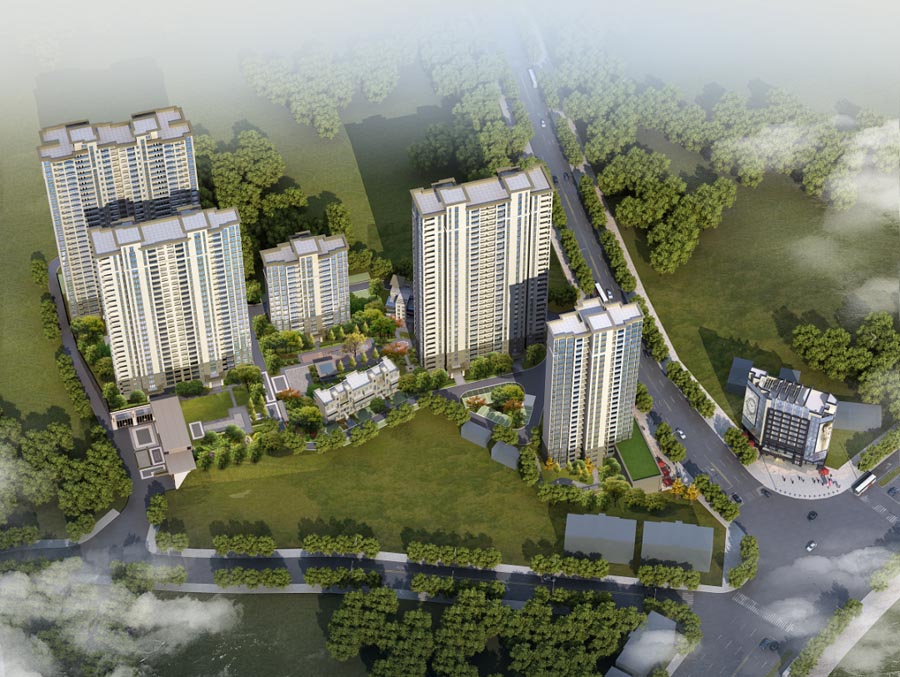 衡山县盛世名都效果图