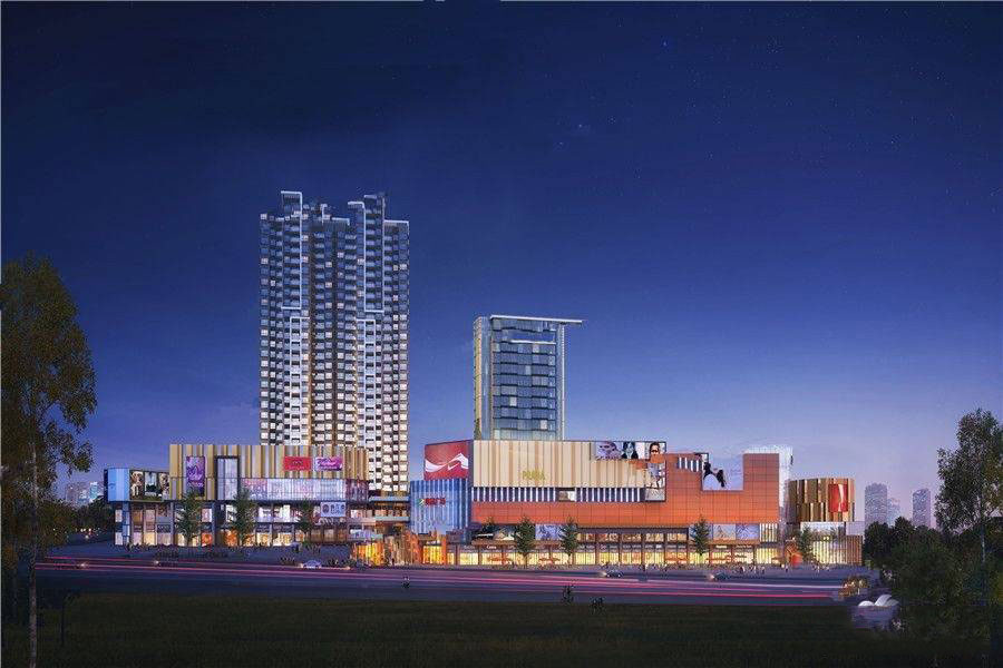 祁东县奥园广场实景图