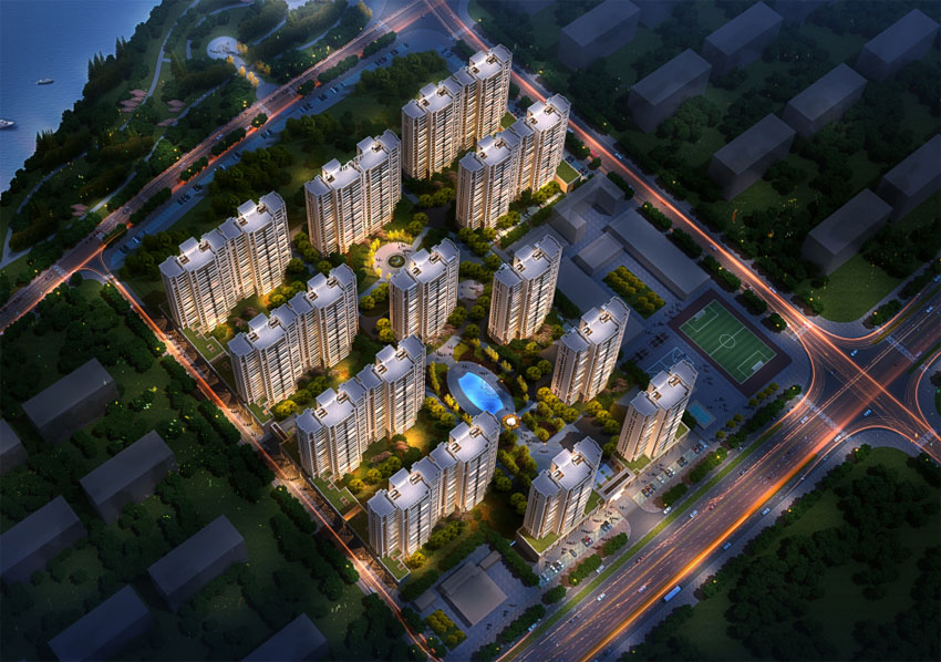 衡南县缔华湘水湾实景图