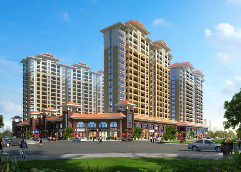 衡南县华旗绿洲效果图