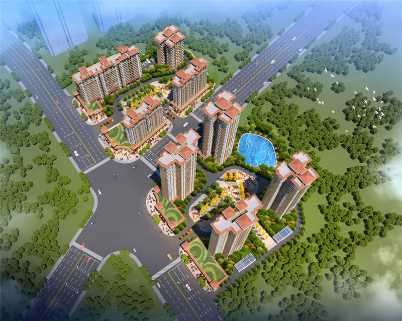 衡南县华旗绿洲配套图