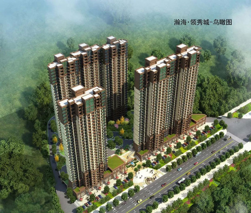 衡南县瀚海领秀城实景图