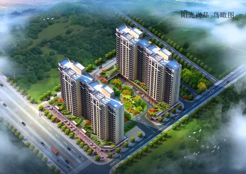衡南县阳光尚品效果图