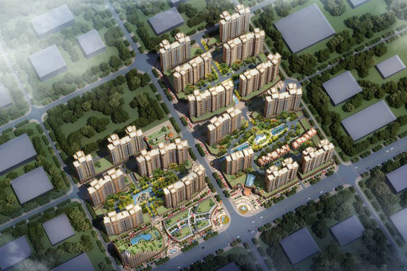 衡南县名门国际实景图