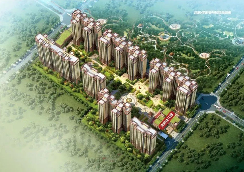 衡南县学府壹号实景图