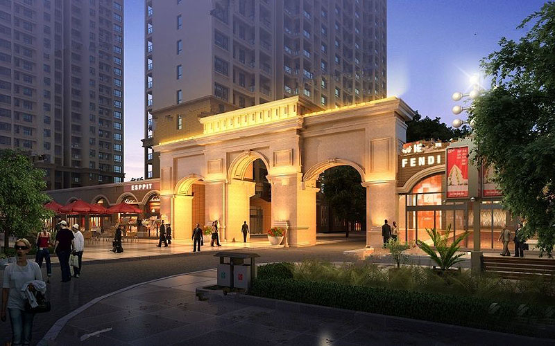 衡东县太同兴清华园效果图