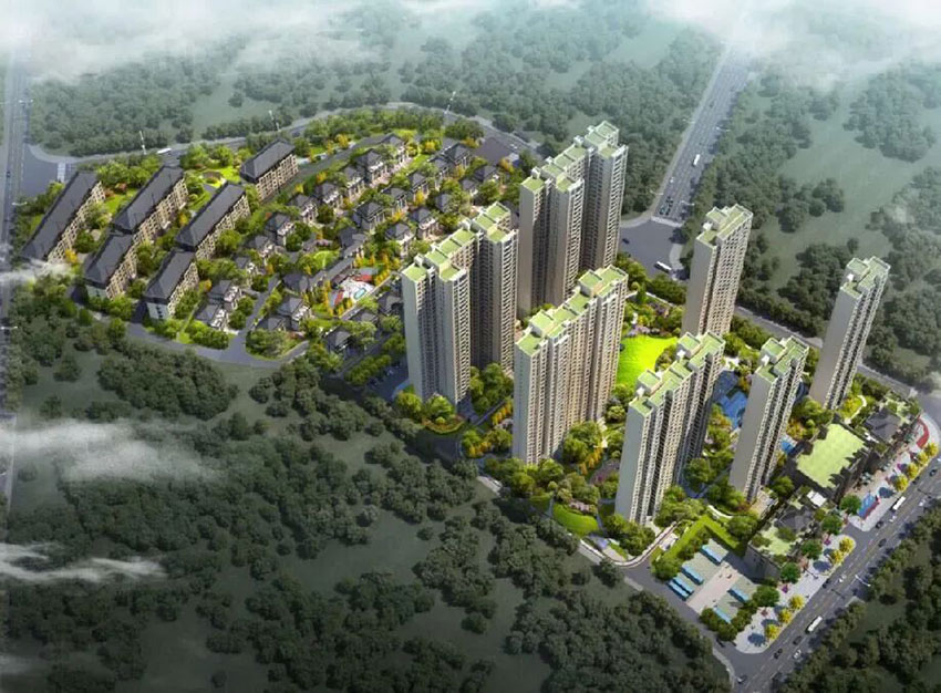 祁东县金鼎江山实景图